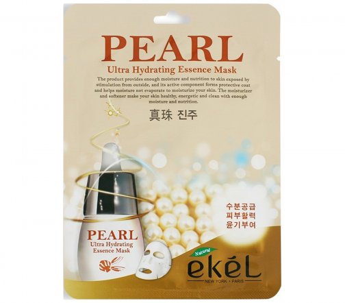 Ekel Маска тканевая для лица Pearl 25мл