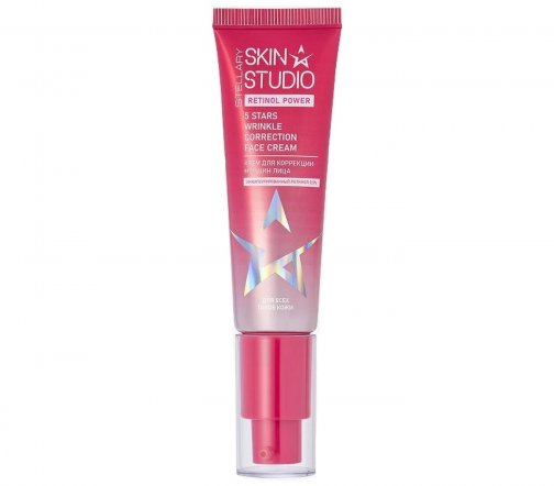Stellary Skin Studio Крем для коррекции морщин лица Retinol Power 5 Stars 30мл