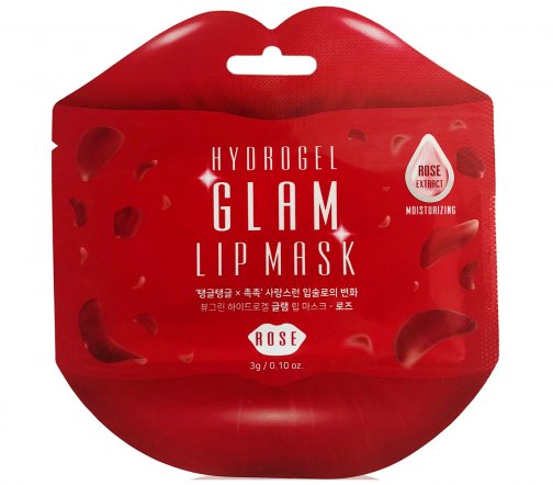 Beauugreen Маска-патч для губ Hydrogel Glam Rose 3г