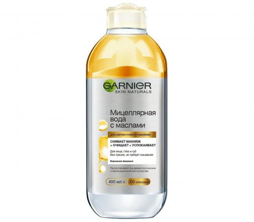 Garnier Skin Naturals Вода мицеллярная с маслами 400мл