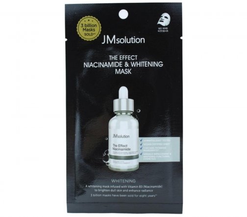 JMSolution Маска тканевая осветляющая для лица Ниацинамид 24мл