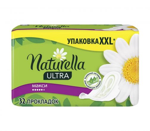 Naturella Прокладки гигиенические Ultra Camomile Maxi Quatro 32шт