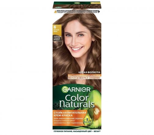 Garnier Color Naturals Крем-краска для волос 6 Лесной орех