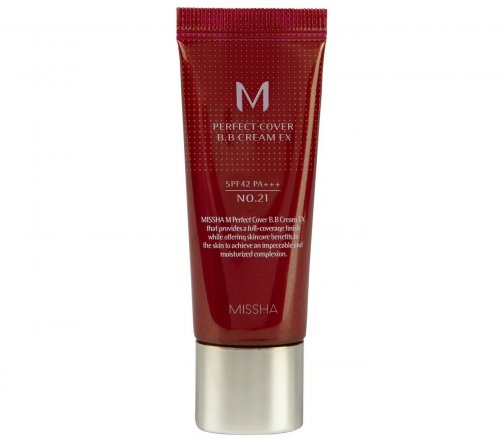 Missa M Perfect Cover BB Cream EX Тональный BB крем Идеальное покрытие SPF42 PA+++ тон 21 20мл