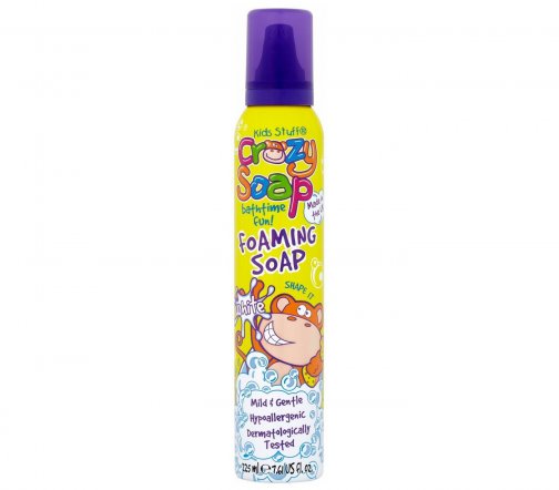 Kids Stuff Crazy Мусс-пена 2в1 для детских забав и купания в ванной White 225мл