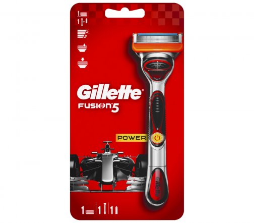 Gillette Men Fusion5 Power Станок бритвенный с 1 сменной кассетой (с элементом питания)