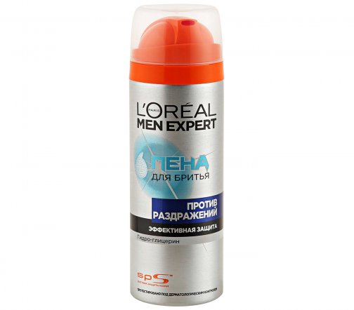 L'Oreal Paris Men Expert Пена для бритья против раздражения 200мл