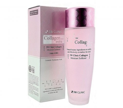 3W Clinic Collagen Extra Тонер для лица с коллагеном экстра увлажняющий 150мл