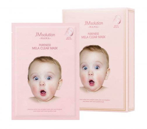 JMsolution Mama Маска для лица тканевая выравнивающая тон кожи гипоаллергенная 30мл
