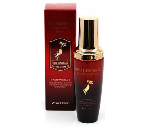 3W Clinic Red Ginseng Сыворотка для лица с экстрактом красного женьшеня антивозрастная 50мл