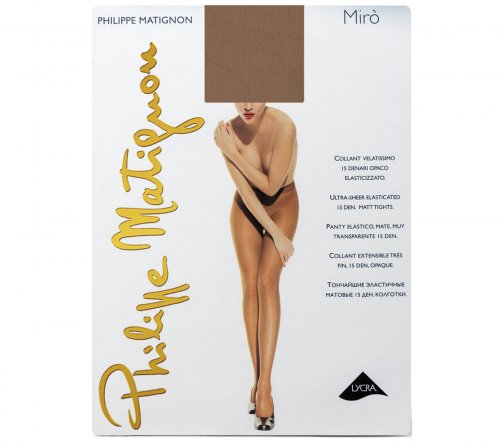 Philippe Matignon Колготки Miro 15 den 4-L nero