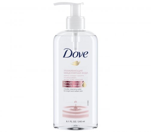Dove Вода мицеллярная Ухаживающая для снятия макияжа 240мл