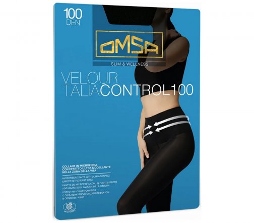 Omsa Колготки Velour Talia Control 100 den 3-M Nero