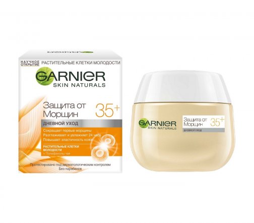 Garnier Skin Naturals Крем дневной для лица Защита от морщин 35+ 50мл