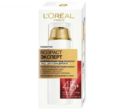 L'Oreal Paris Возраст Эксперт Скульптор-уход лицо, шея, зона декольте 45+ 50мл