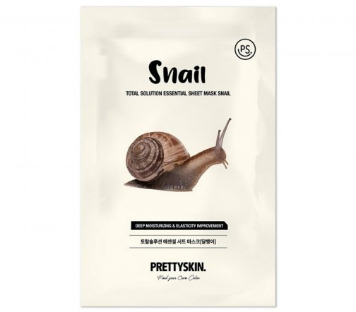 Pretty Skin Маска тканевая Snail 23гр