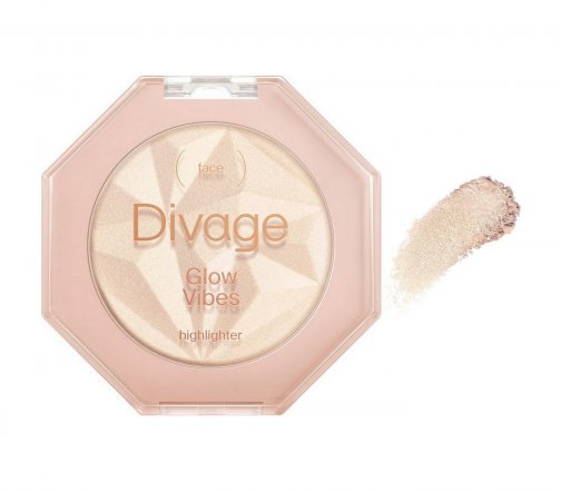 Divage Хайлайтер компактный Glow Vibes