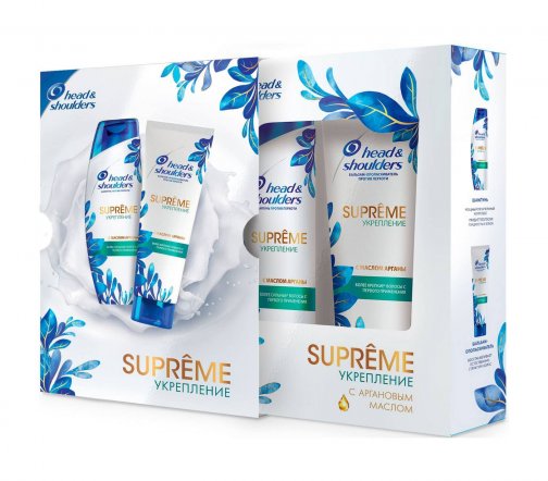 Head & Shoulders Набор Supreme Укрепление Шампунь 300мл+Бальзам-ополаскиватель 275мл