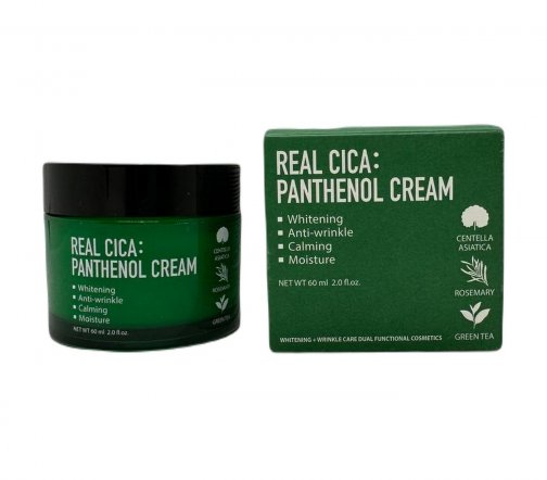 For The Skin Real Cica Био-крем для лица с пантенолом и центеллой 60мл