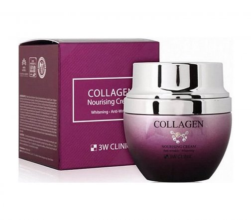 3W Clinic Collagen Крем для лица Nourising 50мл