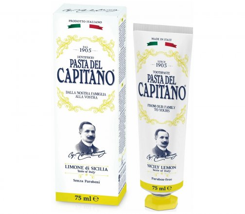 Pasta Del Capitano Паста зубная Сицилийский лимон 75мл