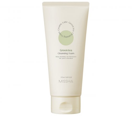 Missha Creamy Latte Пенка для умывания Green Tea 172мл