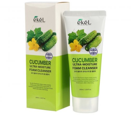 Ekel Пенка для умывания лица с экстрактом огурца 100мл