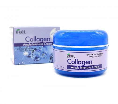 Ekel Ample Intensive Cream Collagen Крем интенсивный увлажняющий для лица с коллагеном 100мл