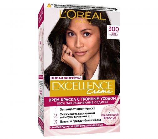 L'Oreal Paris Excellence Краска для волос 3.00 Темно-каштановый