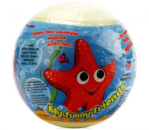 Laboratory Katrin Шар бурлящий с растущим динозавром My funny friends 130гр