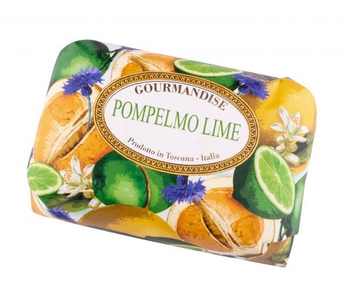 Gourmandise Мыло натуральное Лайм и грейпфрут 200гр