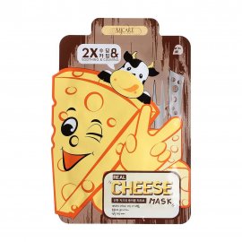 Mijin MJ Care Real Cheese Маска тканевая успокаивающая для лица 22гр