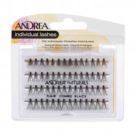 Andrea Individual Naturals Combo Black Пучки ресниц безузелковые набор