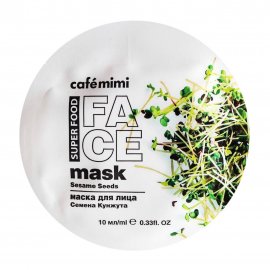 Cafe Mimi Super Food Маска для лица Семена кунжута и Ши 10мл