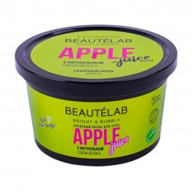 L'Cosmetics Beautelab Скраб сахарный для тела с натуральным соком яблока 250мл