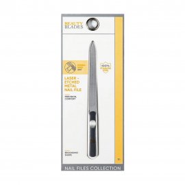 Beauty Blades Пилка маникюрная металлическая двусторонняя 15мм