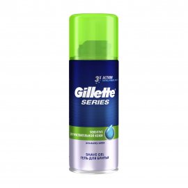 Gillette Men Sensitive Skin Гель для бритья для чувствительной кожи 75мл