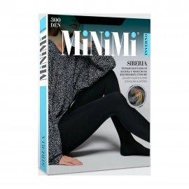 Minimi Колготки Siberia Maxi 300 den 7-XXXL Nero