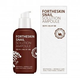 For The Skin Snail Сыворотка ампульная для лица с муцином улитки 100мл