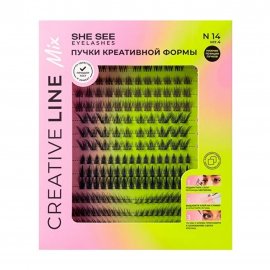 She See Набор накладных ресниц Creativ Line N14.4