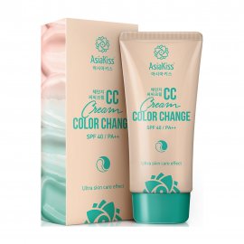 AsiaKiss Color Change CC-крем для выравнивания тона лица SPF40 60мл