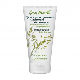 Green Mama Формула Тайги Крем для лица с фитогормонами Антистресс Овес и Гречиха 50мл