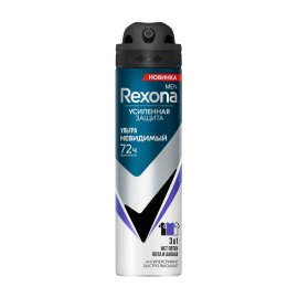 Rexona Men Усиленная защита Дезодорант-антиперспирант спрей Ультраневидимый 150мл