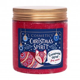 L'Cosmetics Christmas Spirit Скраб сахарный для тела с шиммером 250мл