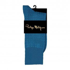 Philippe Matignon Men Носки PHM Punto 45-47 Джинс/Бирюзовый