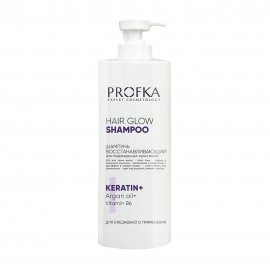 Profka Expert Cosmetology Шампунь восстанавливающий для сухих поврежденных волос Keratin+ 1000мл