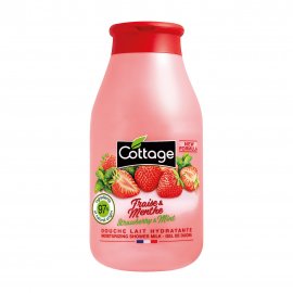 Cottage Moisturizing Молочко для душа Клубника и мята 250мл