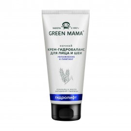 Green Mama Гидролифт Крем-гидробаланс ночной для лица Ромашка и масло зародышей пшеницы 100мл