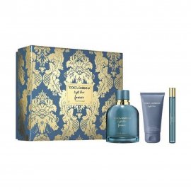 Dolce&Gabbana Men Light Blue Forever Набор Парфюмерная вода 100мл+Бальзам после бритья 50мл+м