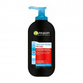 Garnier Skin Naturals Гель ультраочищающий для лица Чистая кожа Актив 200мл